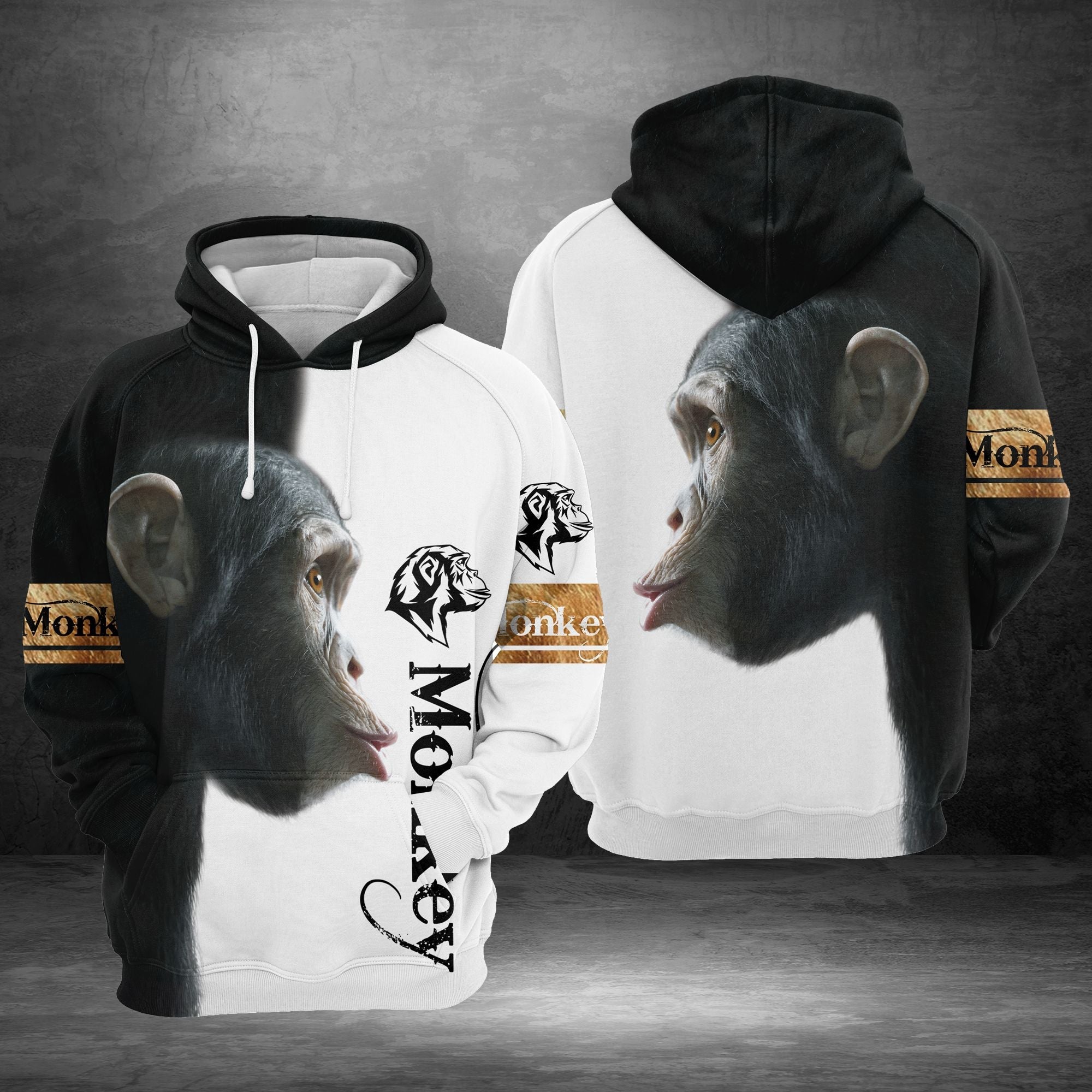 Monkey Pullover Premium Hoodie, Perfect Outfit For Men And Women On Christmas New Year Autumn Winter