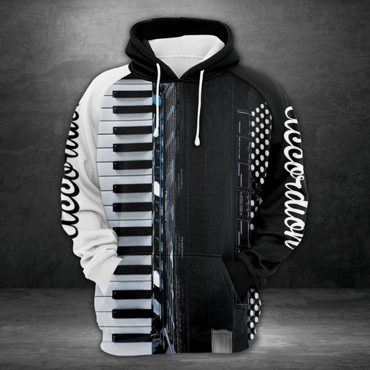 Accordion Pullover Premium Hoodie, Perfect Outfit For Men And Women On Christmas New Year Autumn Winter