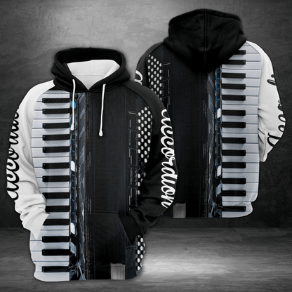 Accordion Pullover Premium Hoodie, Perfect Outfit For Men And Women On Christmas New Year Autumn Winter