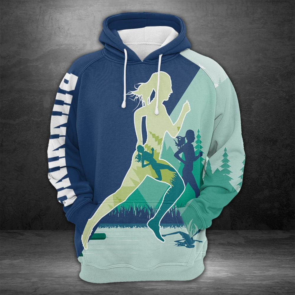 Running Pullover Premium Hoodie, Perfect Outfit For Men And Women On Christmas New Year Autumn Winter