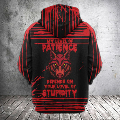 Red Wolf Pullover Premium Hoodie, Perfect Outfit For Men And Women On Christmas New Year Autumn Winter