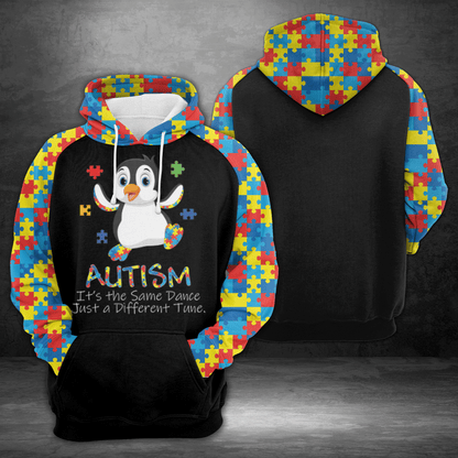 Autism Awesome Pullover Halloween Premium Hoodie, It's The Same Dance ,Perfect Outfit For Men And Women On Christmas New Year Autumn Winter