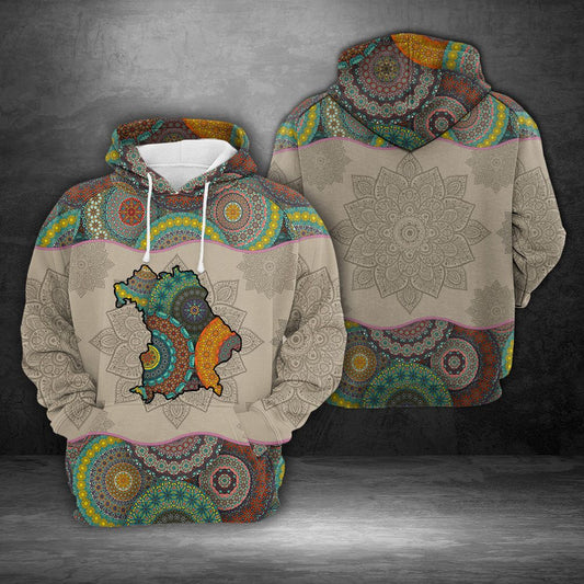 Awesome Bavaria Mandala Pullover Halloween Premium Hoodie, Perfect Outfit For Men And Women On Christmas New Year Autumn Winter