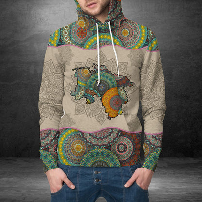 Awesome Lower Saxony Mandala Pullover Premium Hoodie, Perfect Outfit For Men And Women On Christmas New Year Autumn Winter