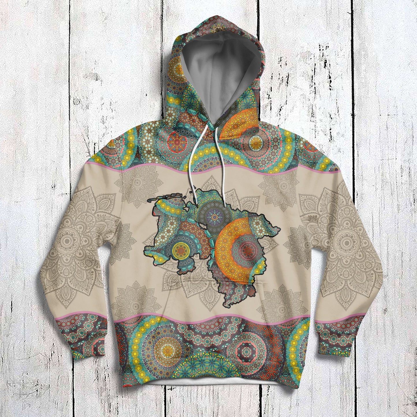 Awesome Lower Saxony Mandala Pullover Premium Hoodie, Perfect Outfit For Men And Women On Christmas New Year Autumn Winter