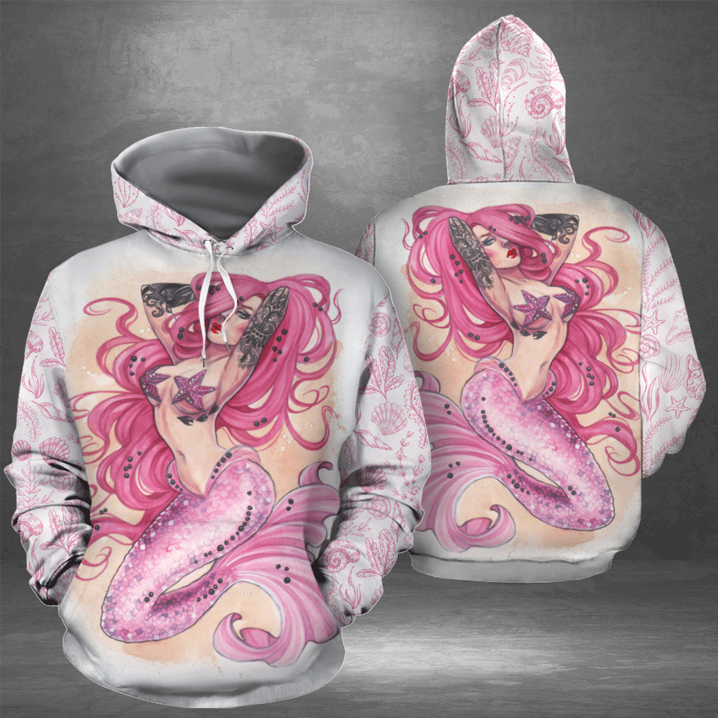 Beautiful Mermaid Pullover Premium Hoodie, Perfect Outfit For Men And Women On Christmas New Year Autumn Winter