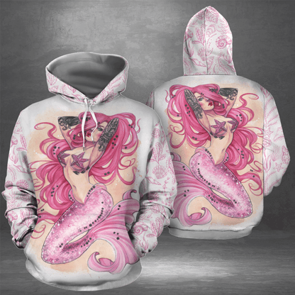 Beautiful Mermaid Pullover Premium Hoodie, Perfect Outfit For Men And Women On Christmas New Year Autumn Winter