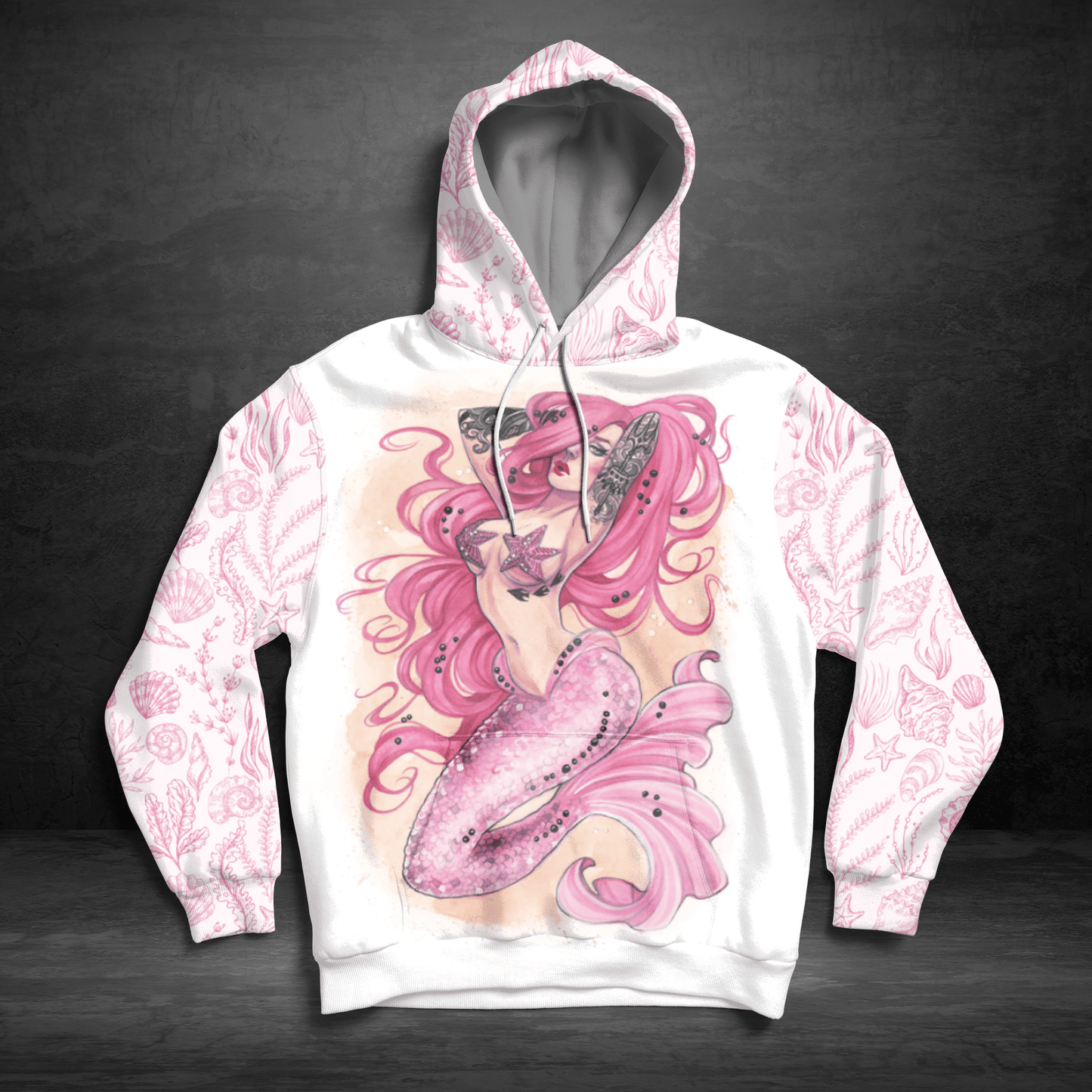 Beautiful Mermaid Pullover Premium Hoodie, Perfect Outfit For Men And Women On Christmas New Year Autumn Winter