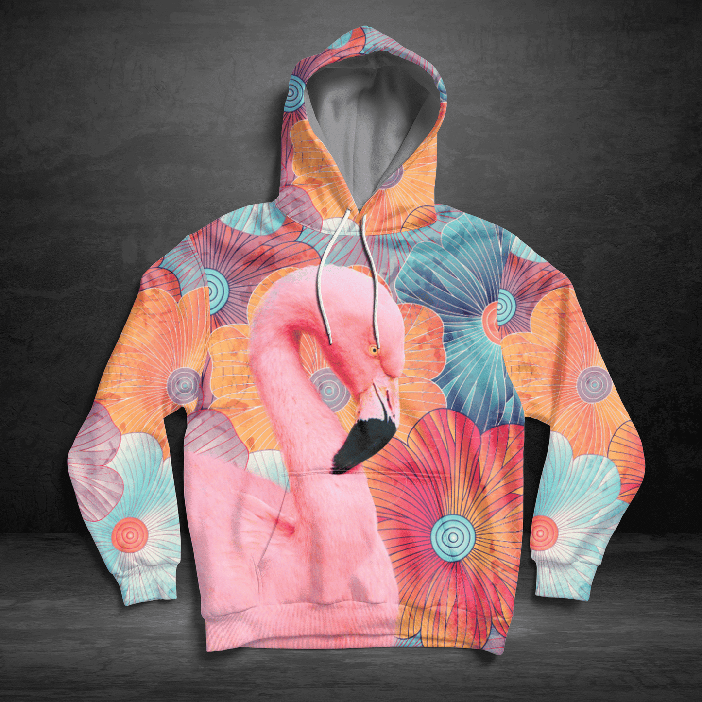 Beautiful Flamingo Pullover Premium Hoodie , Perfect Outfit For Men And Women On Christmas New Year Autumn Winter