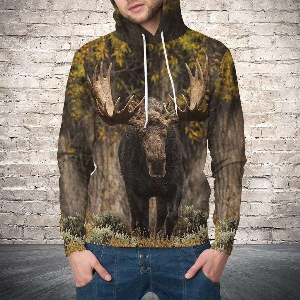 Awesome Grown Moose Pullover Premium Hoodie, Perfect Outfit For Men And Women On Christmas New Year Autumn Winter