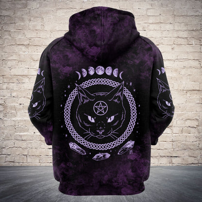 Black Cat Witchcraft Pullover Premium Hoodie, Perfect Outfit For Men And Women On Christmas New Year Autumn Winter