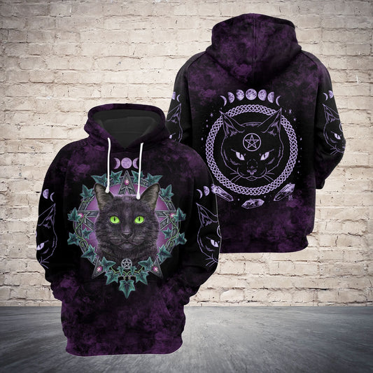 Black Cat Witchcraft Pullover Premium Hoodie, Perfect Outfit For Men And Women On Christmas New Year Autumn Winter