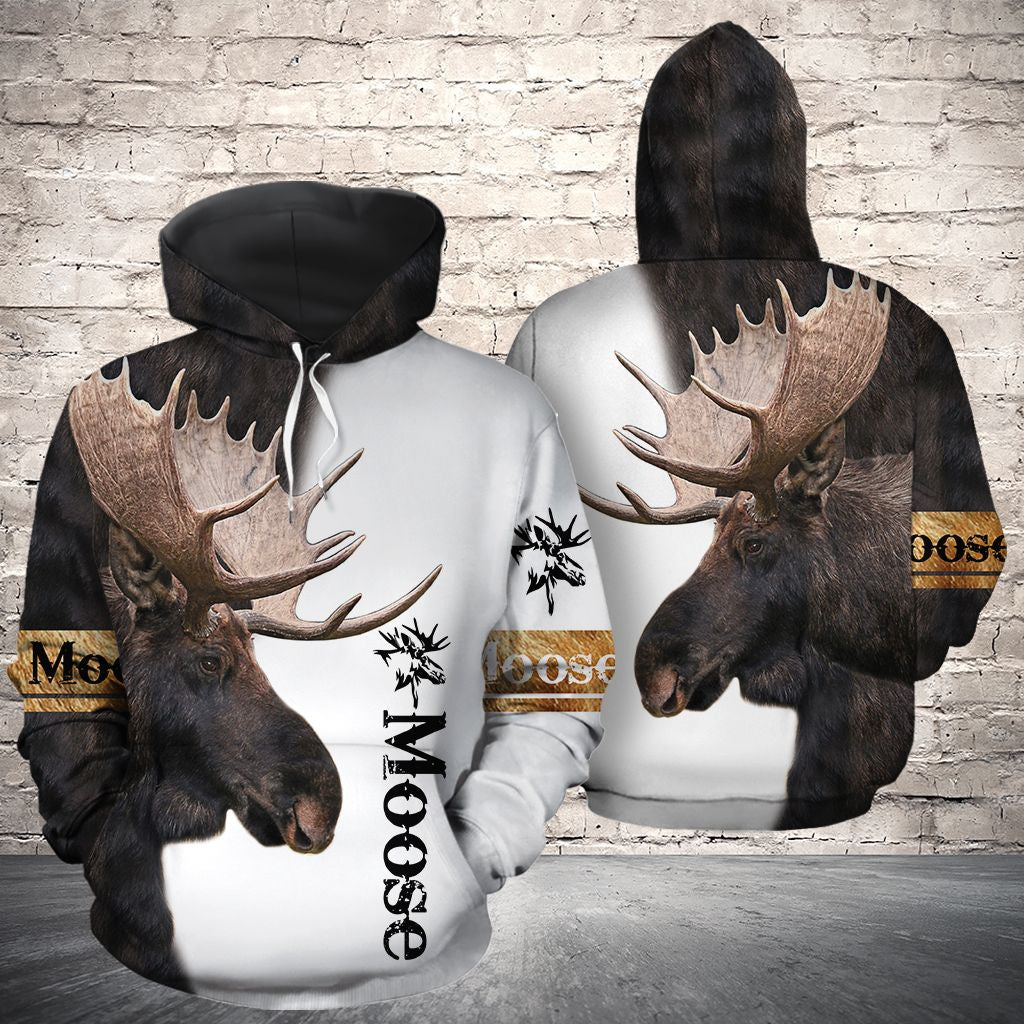 Awesome Moose Pullover Halloween Premium Hoodie, Perfect Outfit For Men And Women On Christmas New Year Autumn Winter