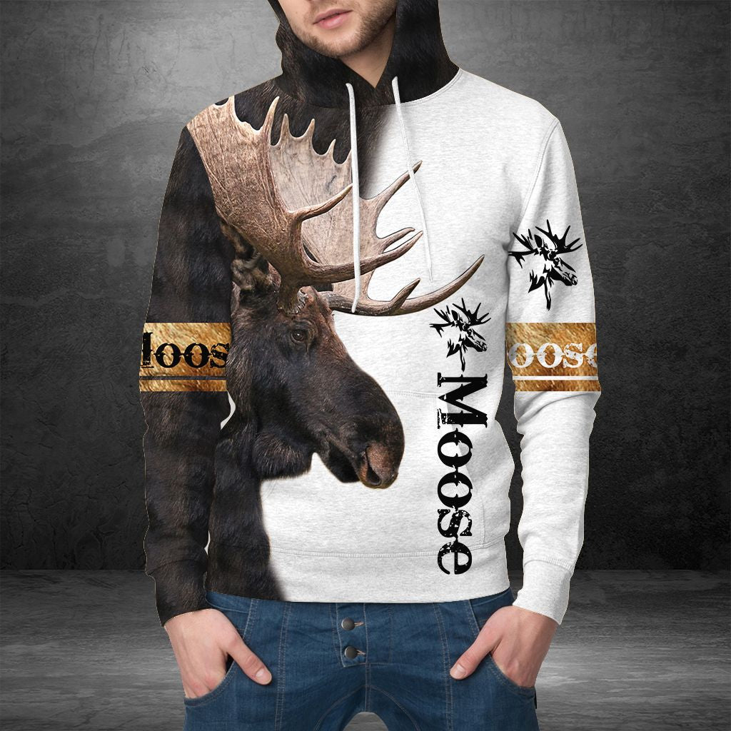 Awesome Moose Pullover Halloween Premium Hoodie, Perfect Outfit For Men And Women On Christmas New Year Autumn Winter