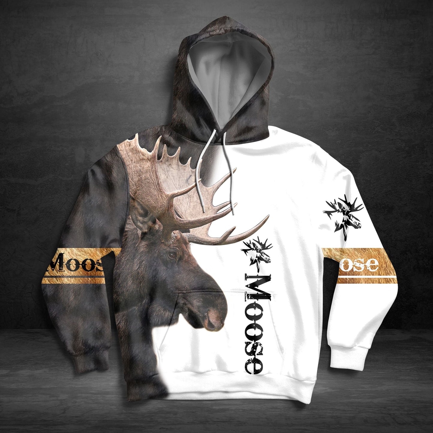 Awesome Moose Pullover Halloween Premium Hoodie, Perfect Outfit For Men And Women On Christmas New Year Autumn Winter