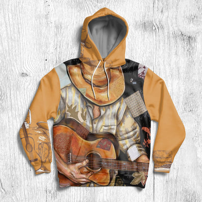 Cowboy Loves Country Music Pullover Premium Hoodie, Perfect Outfit For Men And Women On Christmas New Year Autumn Winter