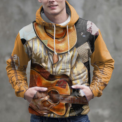 Cowboy Loves Country Music Pullover Premium Hoodie, Perfect Outfit For Men And Women On Christmas New Year Autumn Winter