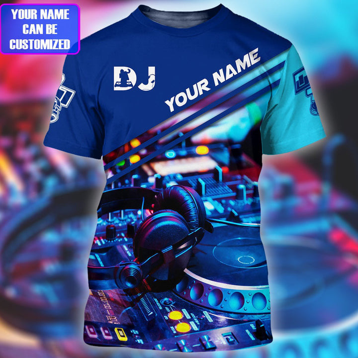 Personalized Name DJ Shirts - Custom Name Disc Jockey Shirts, DJ Is My Life Shirts, Perfect DJ Shirts for Men & Women