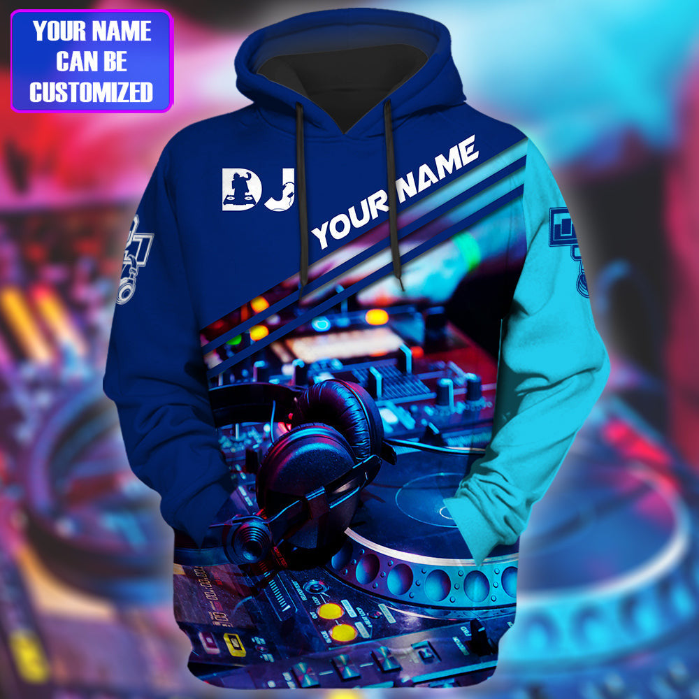Personalized Name DJ Shirts - Custom Name Disc Jockey Shirts, DJ Is My Life Shirts, Perfect DJ Shirts for Men & Women