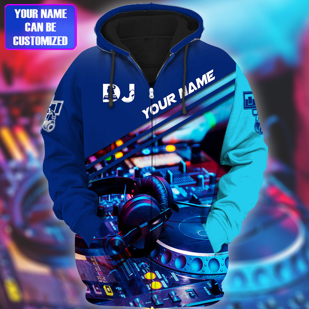 Personalized Name DJ Shirts - Custom Name Disc Jockey Shirts, DJ Is My Life Shirts, Perfect DJ Shirts for Men & Women