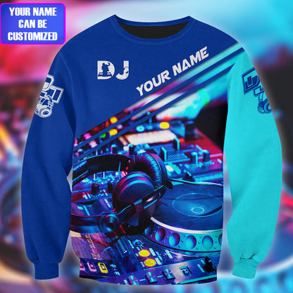 Personalized Name DJ Shirts - Custom Name Disc Jockey Shirts, DJ Is My Life Shirts, Perfect DJ Shirts for Men & Women