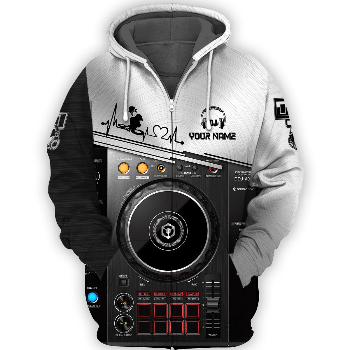 Personalized Name Disc Jockey Shirts - Custom Name DJ Shirts, Deezay Gear Black Clothes, Perfect DJ Shirts for Men & Women