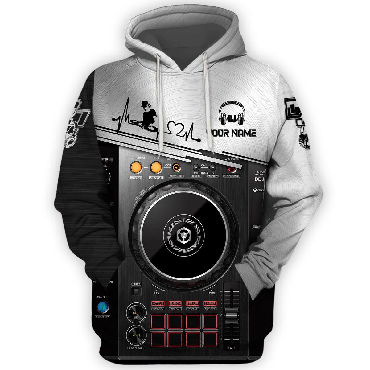Personalized Name Disc Jockey Shirts - Custom Name DJ Shirts, Deezay Gear Black Clothes, Perfect DJ Shirts for Men & Women