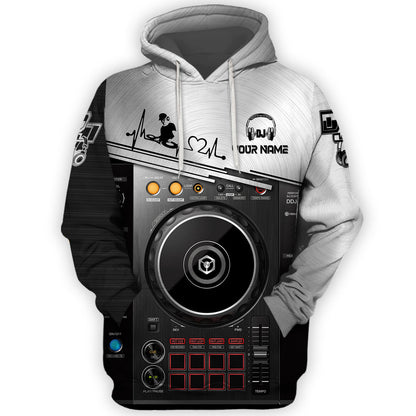 Personalized Name Disc Jockey Shirts - Custom Name DJ Shirts, Deezay Gear Black Clothes, Perfect DJ Shirts for Men & Women