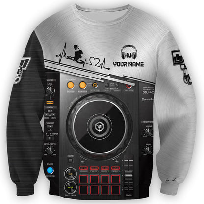 Personalized Name Disc Jockey Shirts - Custom Name DJ Shirts, Deezay Gear Black Clothes, Perfect DJ Shirts for Men & Women