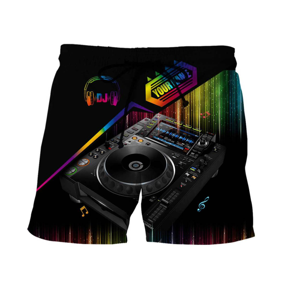 Personalized Name Disc Jockey Shirts - Custom Name DJ Shirts, Deezay Rainbow Shirts, Perfect DJ Shirts for Men & Women