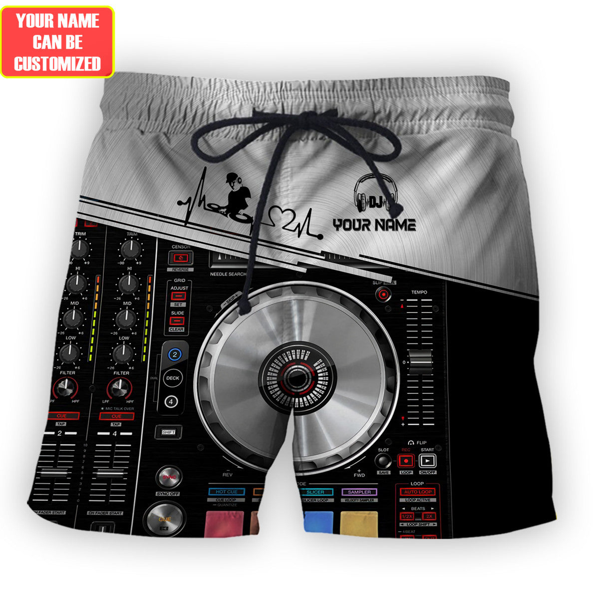 Personalized Name DJ Shirts - Custom Name Disc Jockey Shirts, Colorful DJ Talble Shirts, Perfect DJ Shirts for Men & Women