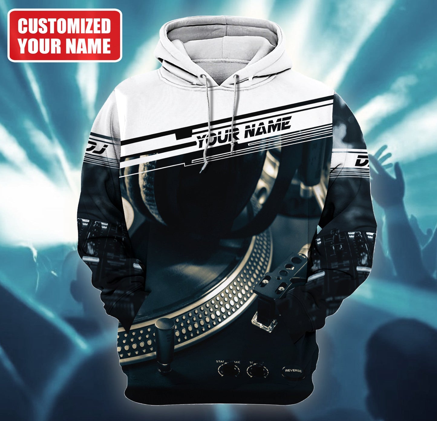 Personalized Name Disc Jockey Shirts - Custom Name DJ Shirts, Vintage DJ Gear Clothes, Perfect DJ Shirts for Men & Women