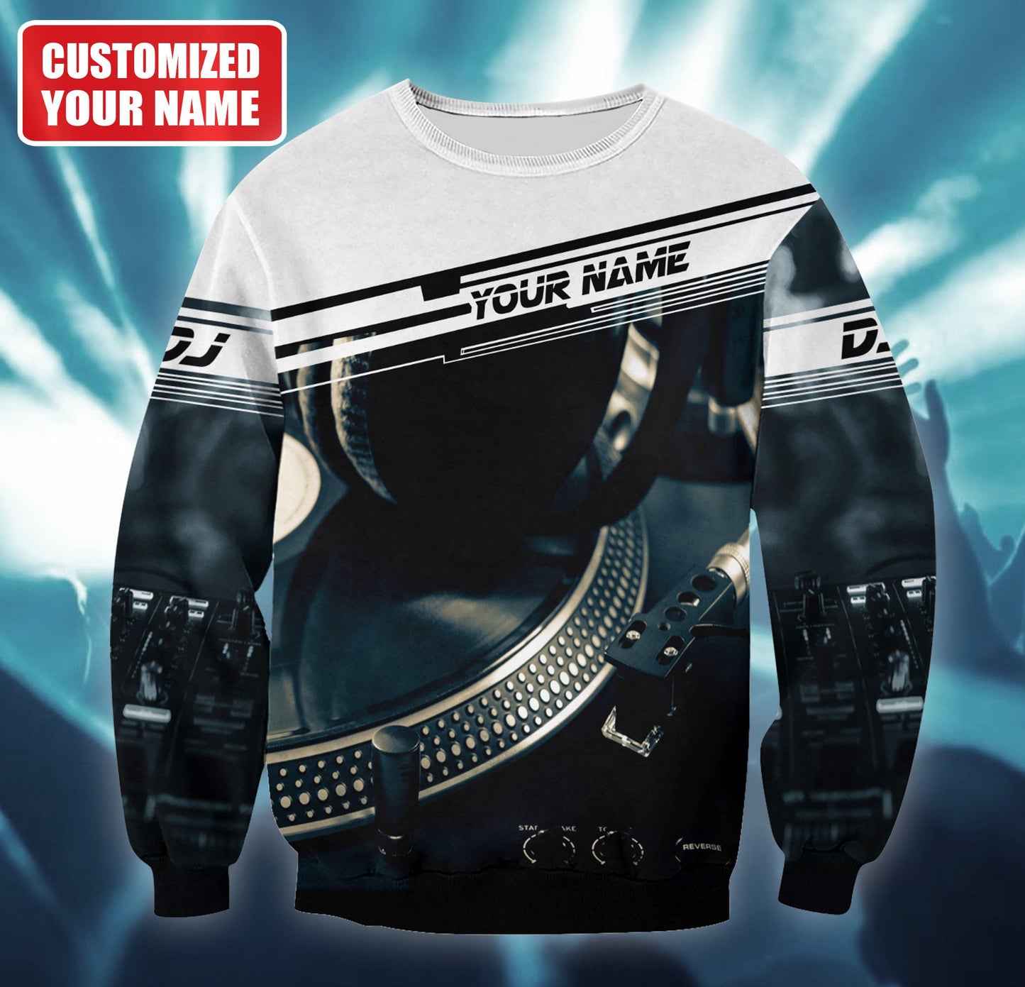 Personalized Name Disc Jockey Shirts - Custom Name DJ Shirts, Vintage DJ Gear Clothes, Perfect DJ Shirts for Men & Women