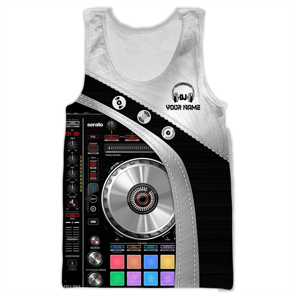 Personalized Name Disc Jockey Shirts - Custom Name DJ Shirts, DJ Clothing, Perfect Deejay Shirts for Men & Women