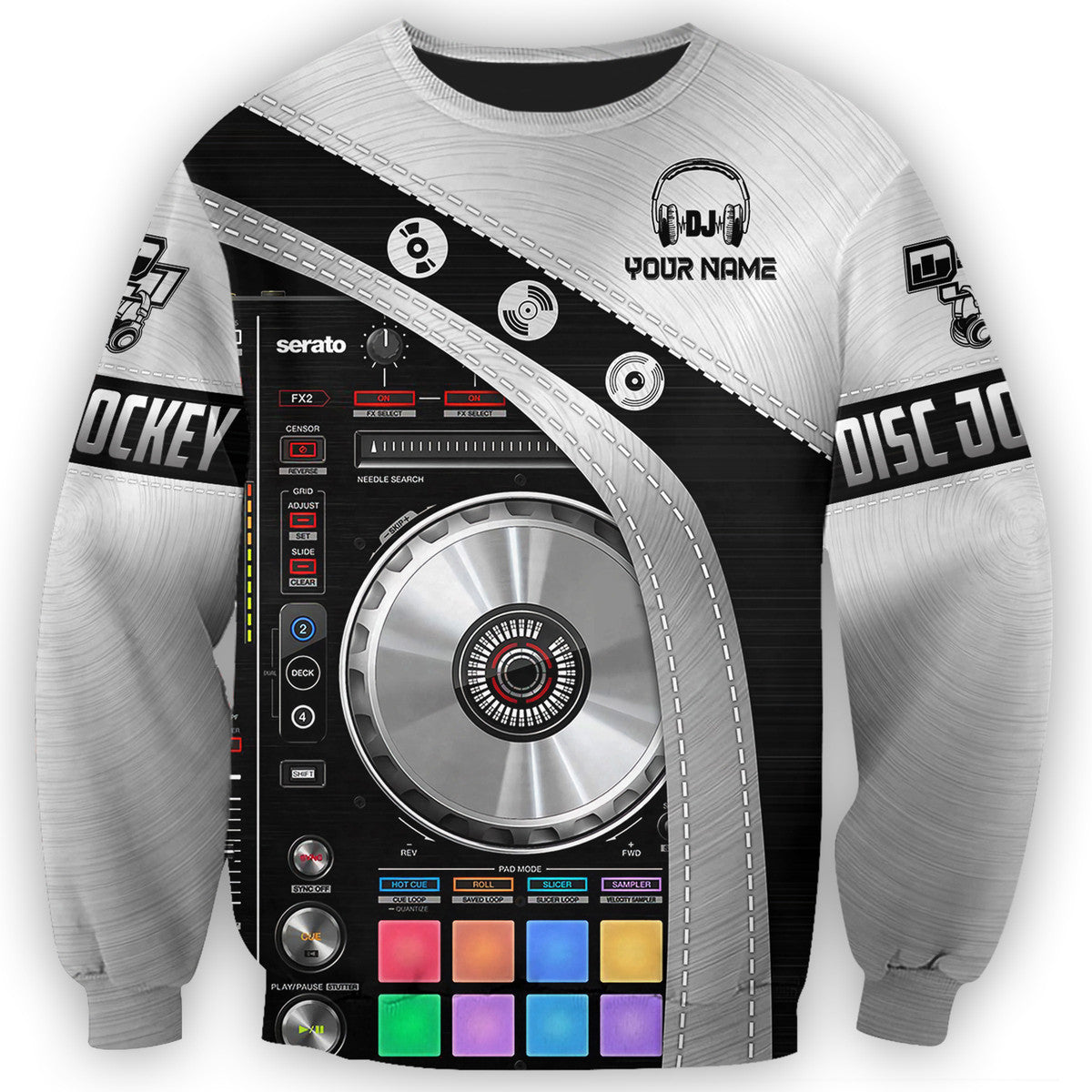Personalized Name Disc Jockey Shirts - Custom Name DJ Shirts, DJ Clothing, Perfect Deejay Shirts for Men & Women