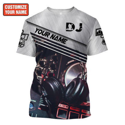 Personalized Name Disc Jockey Shirts - Custom Name DJ Shirts, Custom DJ Clothing, Perfect DJ Shirts for Men & Women