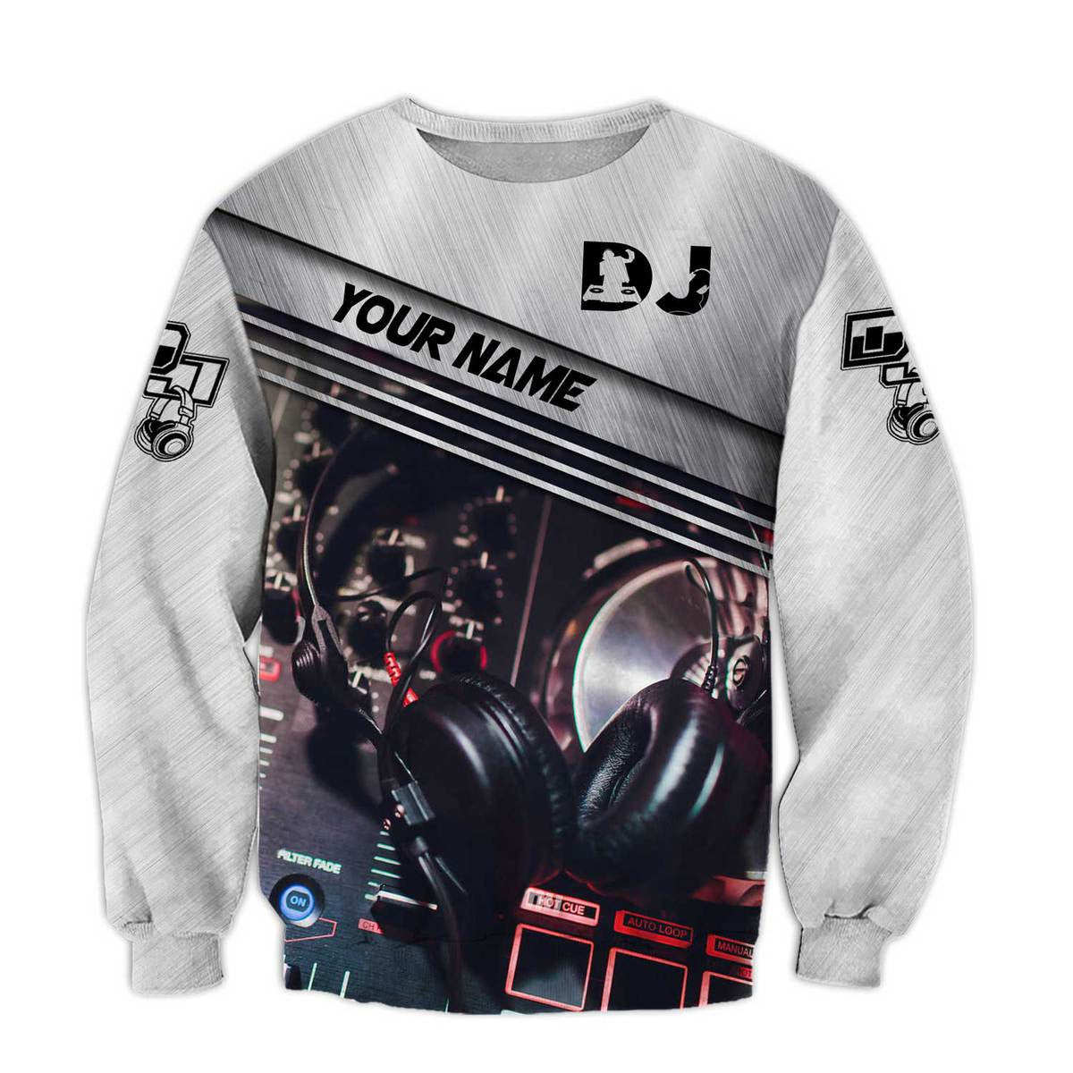 Personalized Name Disc Jockey Shirts - Custom Name DJ Shirts, Custom DJ Clothing, Perfect DJ Shirts for Men & Women