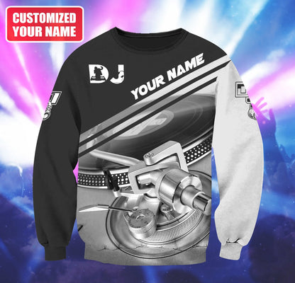 Personalized Name DJ Shirts - Custom Name Disc Jockey Shirts, Classical Music Disc Shirts, Perfect DJ Shirts for Men, Friends, Family