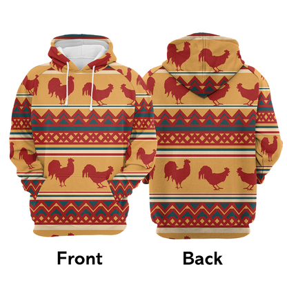 Vintage Chicken Pullover Premium Hoodie, Perfect Outfit For Men And Women On Christmas New Year Autumn Winter