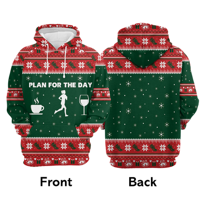 Christmas Plan For The Day Pullover Premium Hoodie, Perfect Outfit For Men And Women On Christmas New Year Autumn Winter