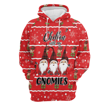 Christmas Gnomies Pullover Premium Hoodie , Perfect Outfit For Men And Women On Christmas New Year Autumn Winter