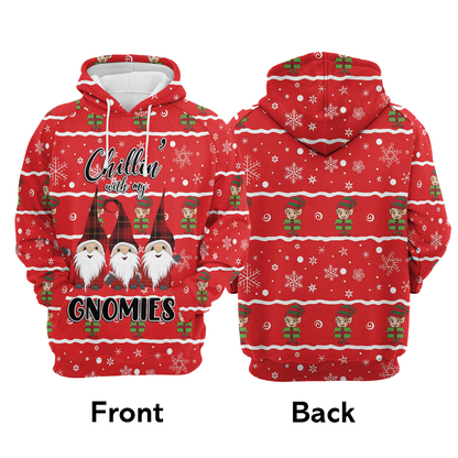 Christmas Gnomies Pullover Premium Hoodie , Perfect Outfit For Men And Women On Christmas New Year Autumn Winter