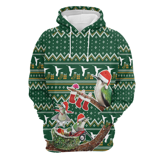 Hummingbird Family Christmas Pullover Premium Hoodie, Perfect Outfit For Men And Women On Christmas New Year Autumn Winter