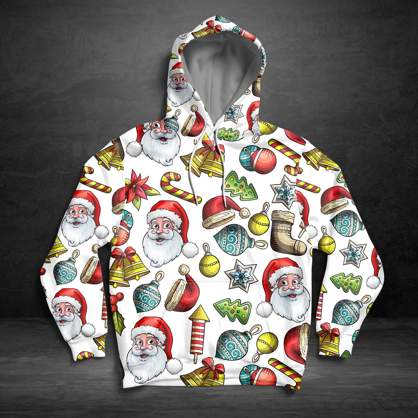 Christmas Pattern Awesome Pullover Premium Hoodie, Perfect Outfit For Men And Women On Christmas New Year Autumn Winter