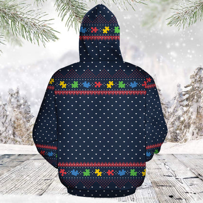 Autism Pullover Halloween Premium Hoodie, It's Ok To Be A Little Defferent,Perfect Outfit For Men And Women On Christmas New Year Autumn Winter