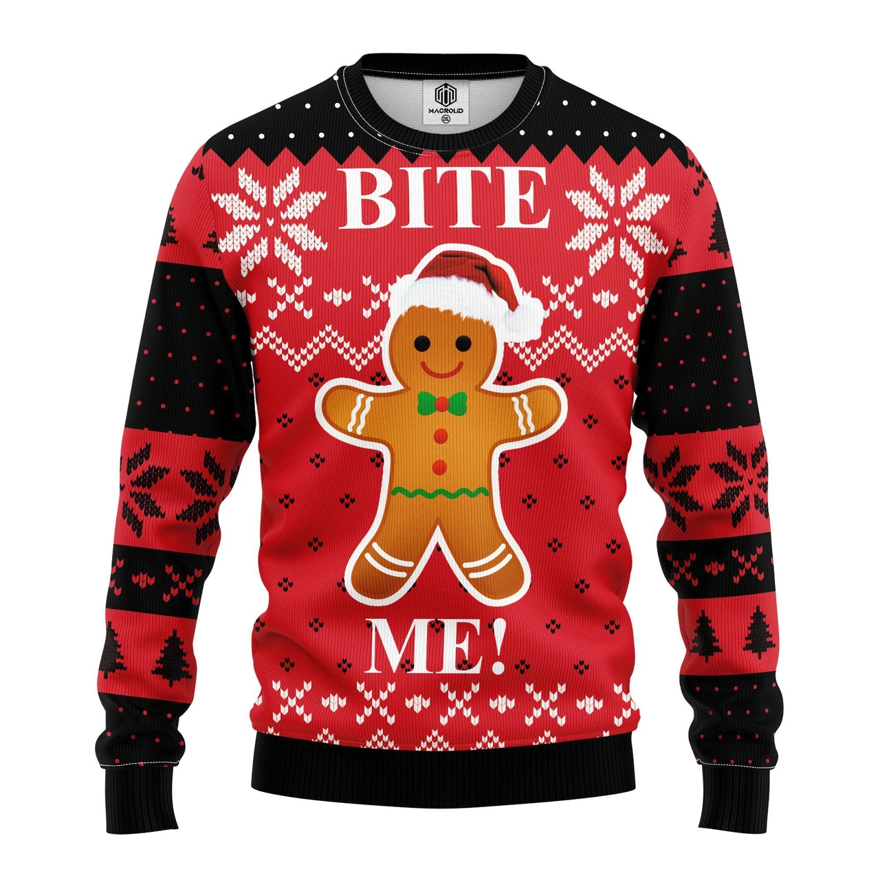 Bite Me Sweater, Ugly Christmas Sweater For Men & Women, Perfect Outfit For Christmas New Year Autumn Winter