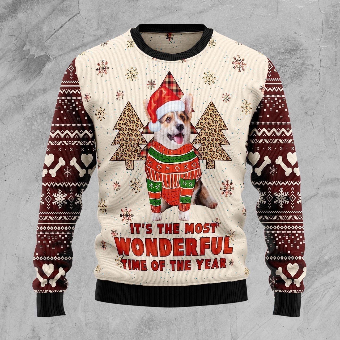 Corgi The Most Beautiful Time Sweater, Ugly Sweater For Men & Women, Perfect Outfit For Christmas New Year Autumn Winter
