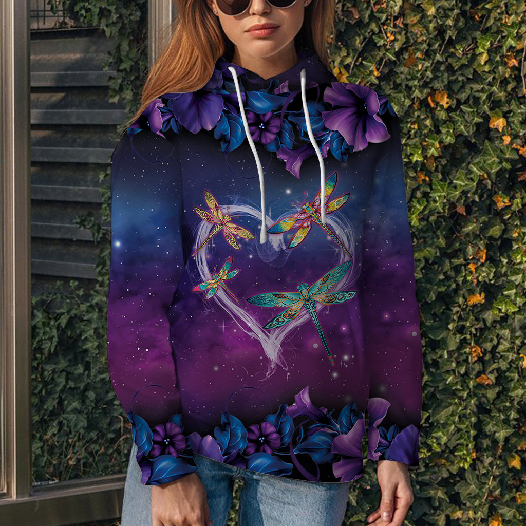 Dragonfly Love Pullover Premium Hoodie, Perfect Outfit For Men And Women On Christmas New Year Autumn Winter