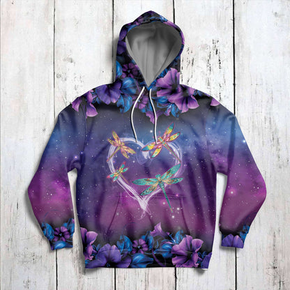 Dragonfly Love Pullover Premium Hoodie, Perfect Outfit For Men And Women On Christmas New Year Autumn Winter