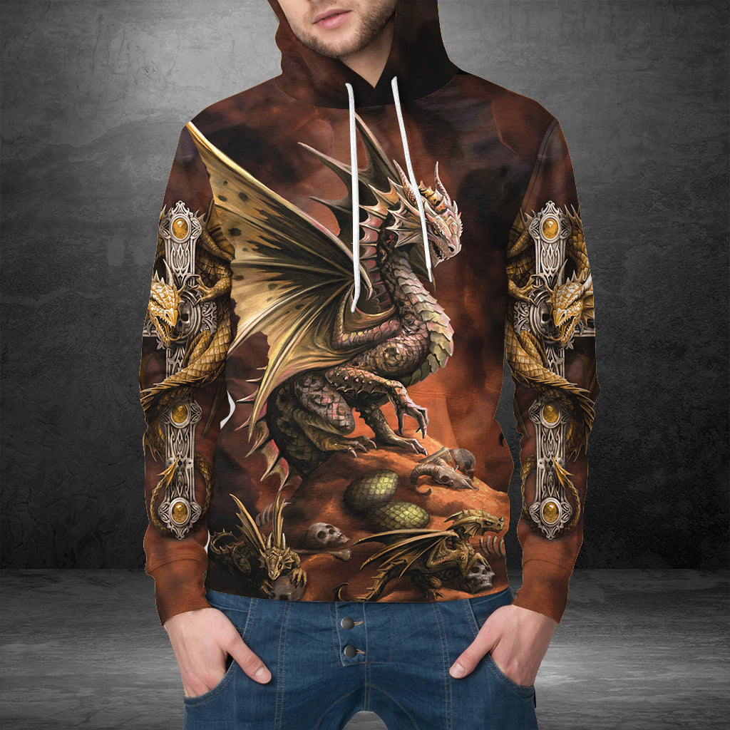 Age Of Dragons Pullover Premium Hoodie, Perfect Outfit For Men And Women On Christmas New Year Autumn Winter